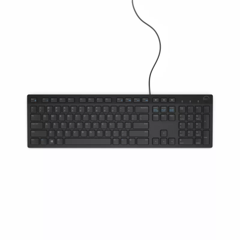 DELL langallinen näppäimistö - KB216 - UK (QWERTY) - musta