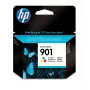 HP 901 tri-color alkuperäinen mustekasetti, vakiokapasiteetti, syaani, magenta, keltainen, väriainepohjainen muste, 9 ml, 1 kpl, 360 sivua