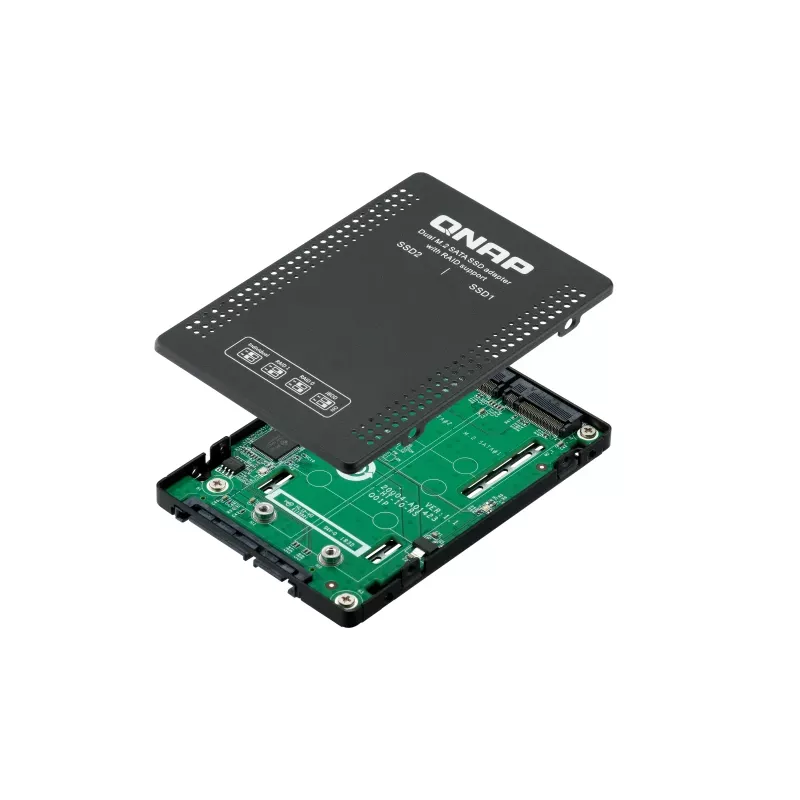 QNAP QDA-A2MAR muistikotelo SSD-kotelo musta M.2