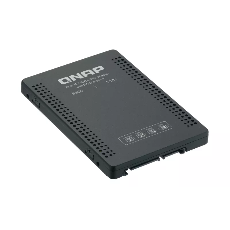 QNAP QDA-A2MAR muistikotelo SSD-kotelo musta M.2