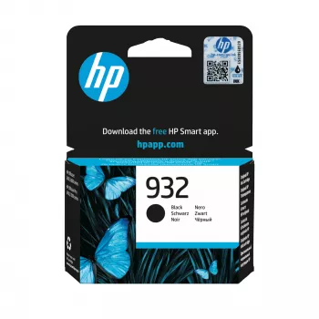 HP 932 musta alkuperäinen mustekasetti, musta, 1 kpl, 400 sivua