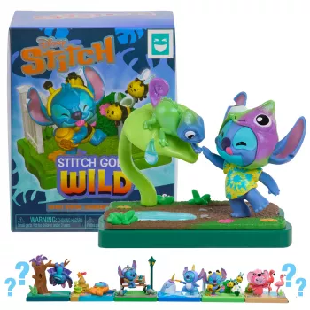 Just Play Happy Haul Stitch Goes Wild keräilyfiguurit sokkolaatikot