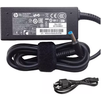 HP 45W Smart -verkkolaite, kannettava, sisäkäyttöön, 90-265 V, 47/63 Hz, 45 W, 8 A
