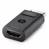 HP DisplayPort-HDMI-1.4-sovitin, DisplayPort, HDMI, musta