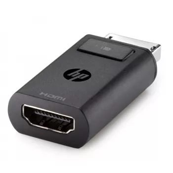 HP DisplayPort-HDMI-1.4-sovitin, DisplayPort, HDMI, musta