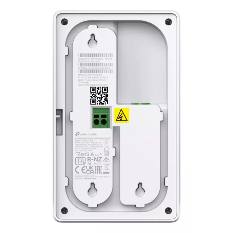 TP-Link Omada EAP625GP-WALL langaton tukiasema 1201 Mbit/s valkoinen Power over Ethernet (PoE)