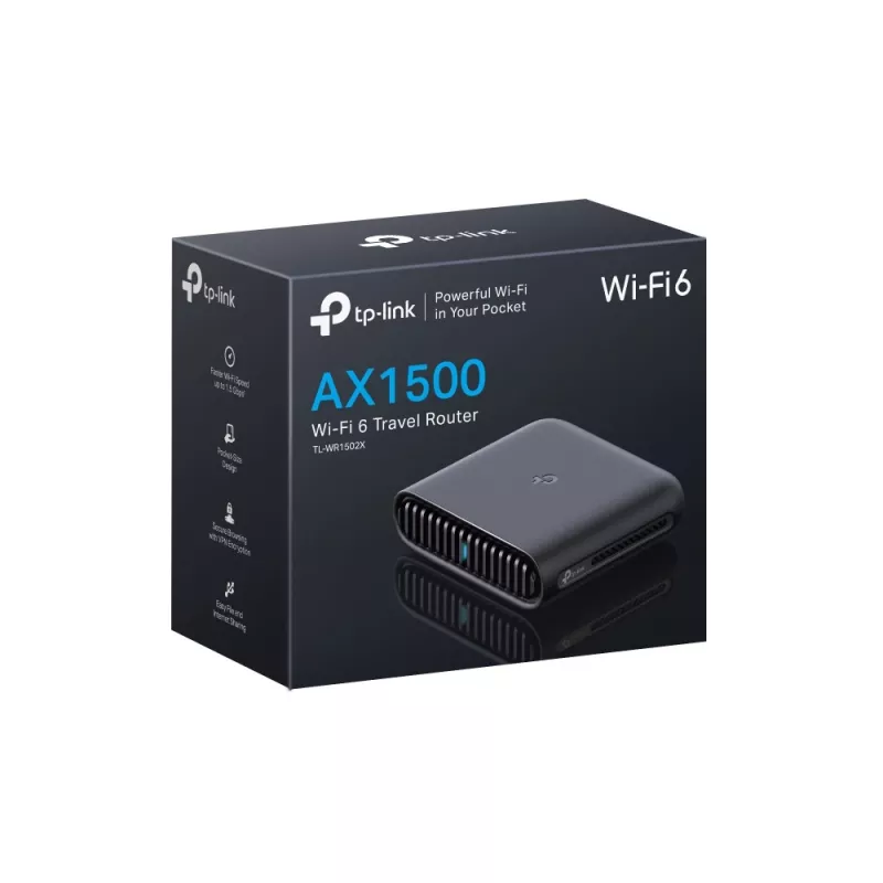 Kannettava reititin TP-Link AX1500 kaksitaajuus-Wi-Fi 6