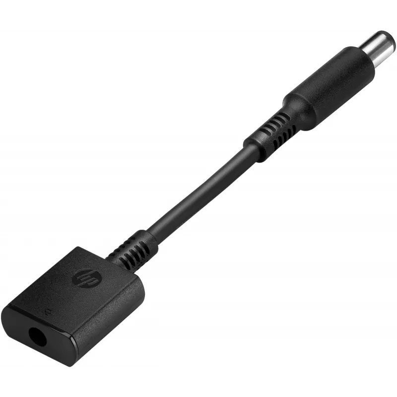 HP 7,4 mm - 4,5 mm DC-adapteri, musta, uros, naaras, 90°, HP CO06XL, Business