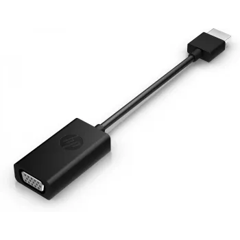 HP HDMI-VGA-kaapelisovitin, VGA (D-Sub), HDMI Type-A (standardi), uros, naaras, musta, Kiina