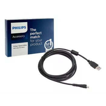 Philips 1 X SpeechMike III USB-kaapeli 2,4 m USB A musta