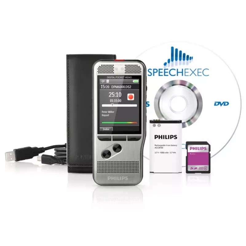 Philips DPM6000 flash-kortti musta, hopea