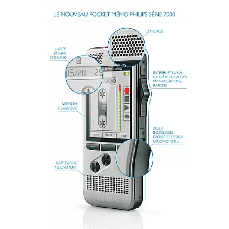 Philips DPM 7200 flash-kortti ruostumaton teräs