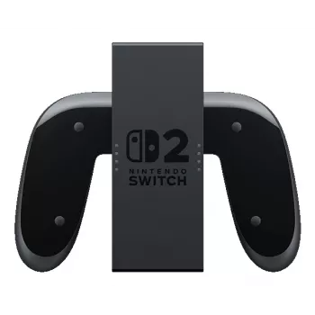 Nintendo Joy-Con 2 latauskahva, Nintendo Switch 2, ohjainkahva, musta, läpinäkyvä, muovi, Nintendo, Joy-Con 2