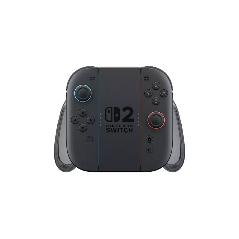 Nintendo Joy-Con 2 latauskahva, Nintendo Switch 2, ohjainkahva, musta, läpinäkyvä, muovi, Nintendo, Joy-Con 2