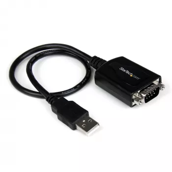 StarTech.com 1 ft USB-RS232-sarjaportti-DB9-sovitinkaapeli COM-portin säilytyksellä