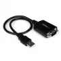 StarTech.com 1 ft USB-RS232-sarjaportti-DB9-sovitinkaapeli COM-portin säilytyksellä