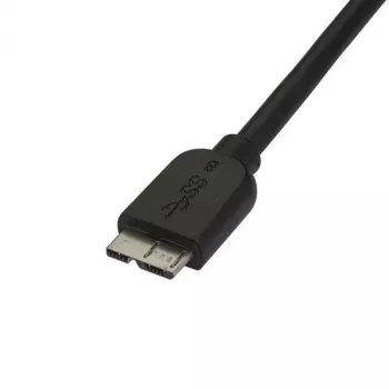 StarTech.com ohut Micro USB 3.0 -kaapeli - M/M - 2m (6ft), 2 m, USB A, Micro-USB B, USB 3.2 Gen 1 (3.1 Gen 1), uros/uros, musta
