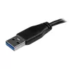 StarTech.com ohut Micro USB 3.0 -kaapeli - M/M - 2m (6ft), 2 m, USB A, Micro-USB B, USB 3.2 Gen 1 (3.1 Gen 1), uros/uros, musta