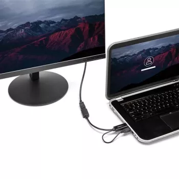 StarTech.com HDMI-DisplayPort-sovitin - 4K 30Hz, 3840 x 2160 pikseliä, 1080p, 720p, 120 Hz, musta, MegaChips - STDP2600, aktiivinen videomuunnin