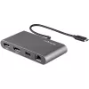 StarTech.com Dual-Monitor Thunderbolt Mini Dock, 4K 60Hz DisplayPort, ajuriton keskitin Windowsille & Macille, Gigabit Ethernet, 1x USB-A (USB 5Gbps), 11in (28cm) kaapeli