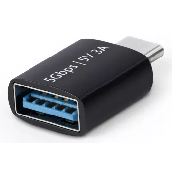 StarTech.com USB-C - USB-A-sovitin, USB 5Gbps, kompakti USB-C-uros - USB-A-naaras-sovitin, kestävä metallikotelo, M/F