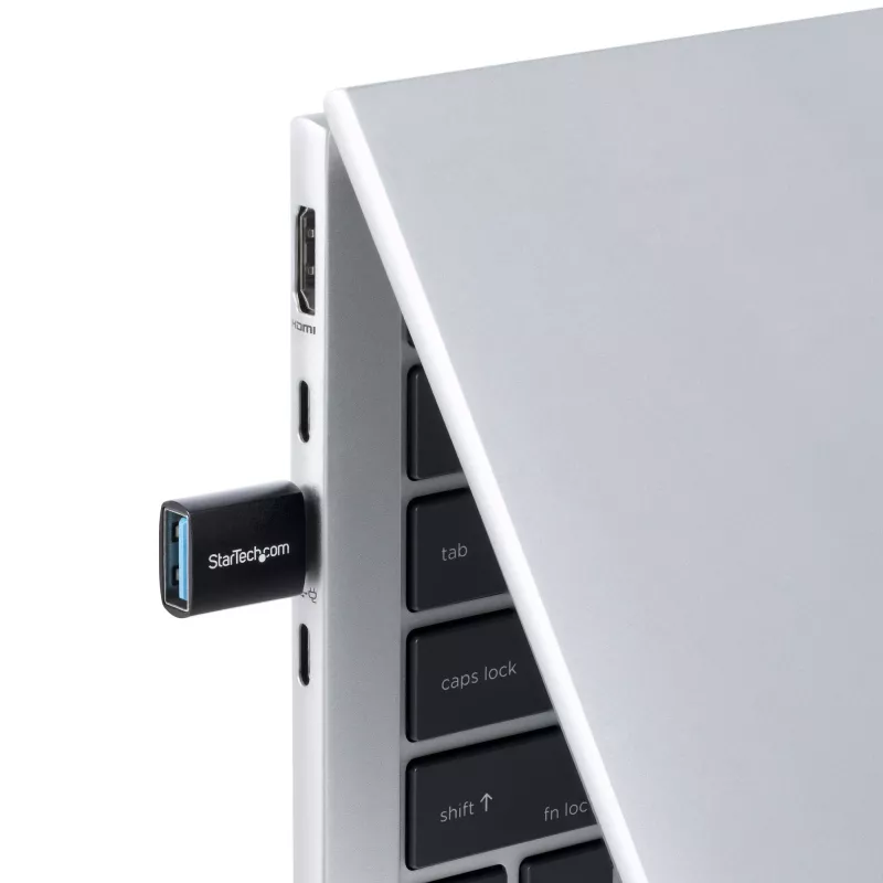 StarTech.com USB-C - USB-A-sovitin, USB 5Gbps, kompakti USB-C-uros - USB-A-naaras-sovitin, kestävä metallikotelo, M/F