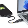 StarTech.com USB-C - USB-A-sovitin, USB 5Gbps, kompakti USB-C-uros - USB-A-naaras-sovitin, kestävä metallikotelo, M/F