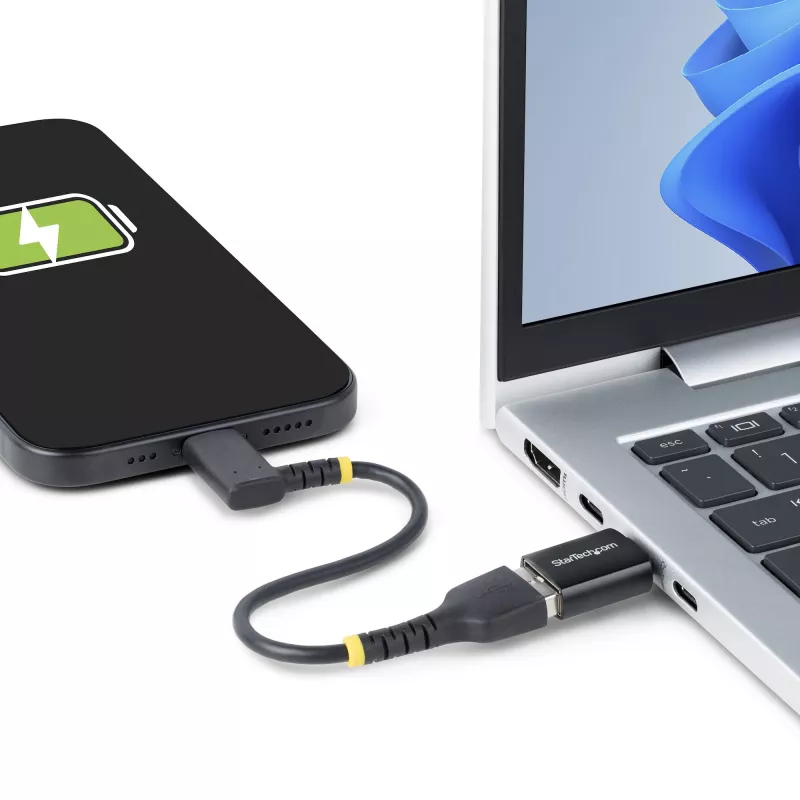 StarTech.com USB-C - USB-A-sovitin, USB 5Gbps, kompakti USB-C-uros - USB-A-naaras-sovitin, kestävä metallikotelo, M/F