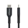StarTech.com 1 m (3,3 ft) USB-C-latauskaapeli, 2 kpl:n pakkaus, USB-C-kaapeli, USB 2.0 Type-C kannettavan latauskaapeli, 60 W 3 A Power Delivery, TPE-päällyste, USB-C-tiedonsiirtokaapeli, M/M