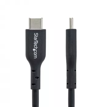StarTech.com 1 m (3,3 ft) USB-C-latauskaapeli, 2 kpl:n pakkaus, USB-C-kaapeli, USB 2.0 Type-C kannettavan latauskaapeli, 60 W 3 A Power Delivery, TPE-päällyste, USB-C-tiedonsiirtokaapeli, M/M
