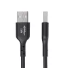 StarTech.com 3m USB-A - USB-C-latauskaapeli, lataus & synkronointi, 3A, USB 2.0, TPE-päällyste – musta USB-latauskaapeli