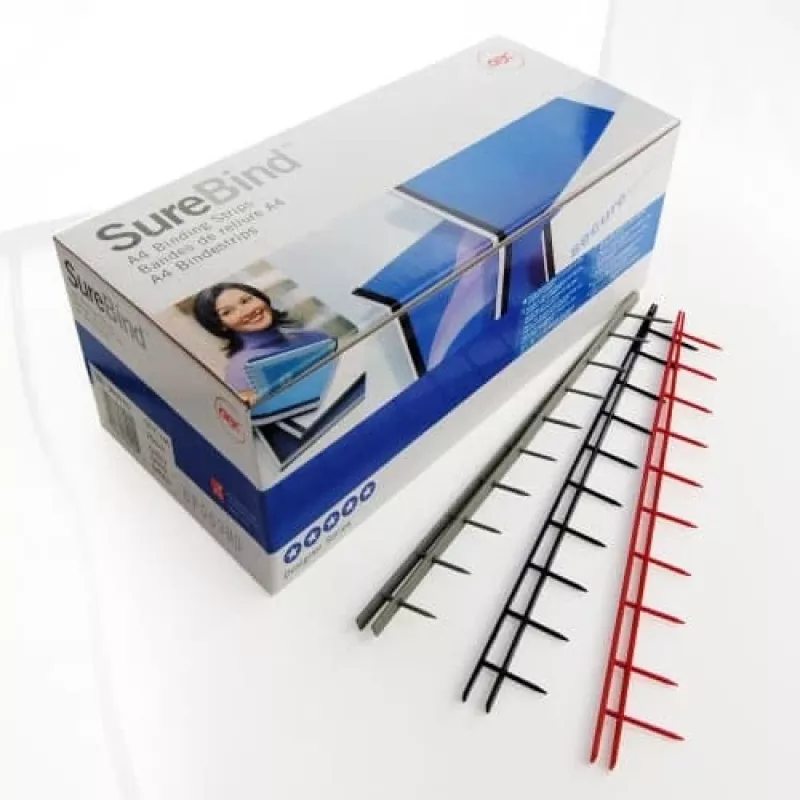 GBC SureBind sidontanauhat A4 punainen 25mm (100), punainen, A4, 25 mm, 297 mm, 100 kpl
