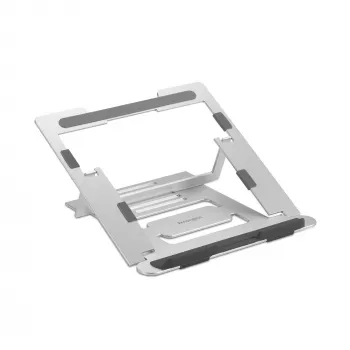 Kensington Easy Riser alumiininen kannettavan teline, kannettavan tietokoneen teline, hopea, alumiini, silikoni, teräs, 40,6 cm (16 tuuman), 5 kg, 86 - 118 mm