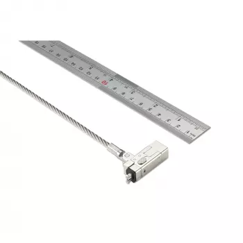 Kensington ohut NanoSaver 2.0 EQ avaimellinen kannettavan lukko, 1,83 m, Kensington, avain, ruostumaton teräs, hopea