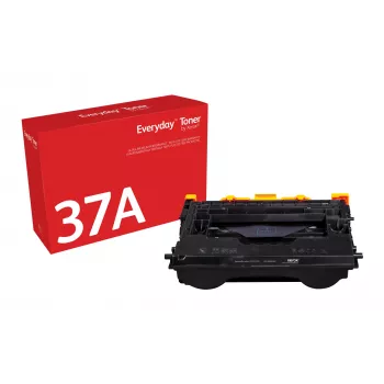 Everyday™ musta värikasetti Xeroxilta, yhteensopiva HP 37A (CF237A), vakiokapasiteetti