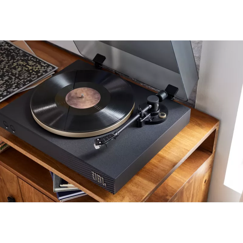 JBL Spinner BT hihnavetoinen levysoitin musta, kulta