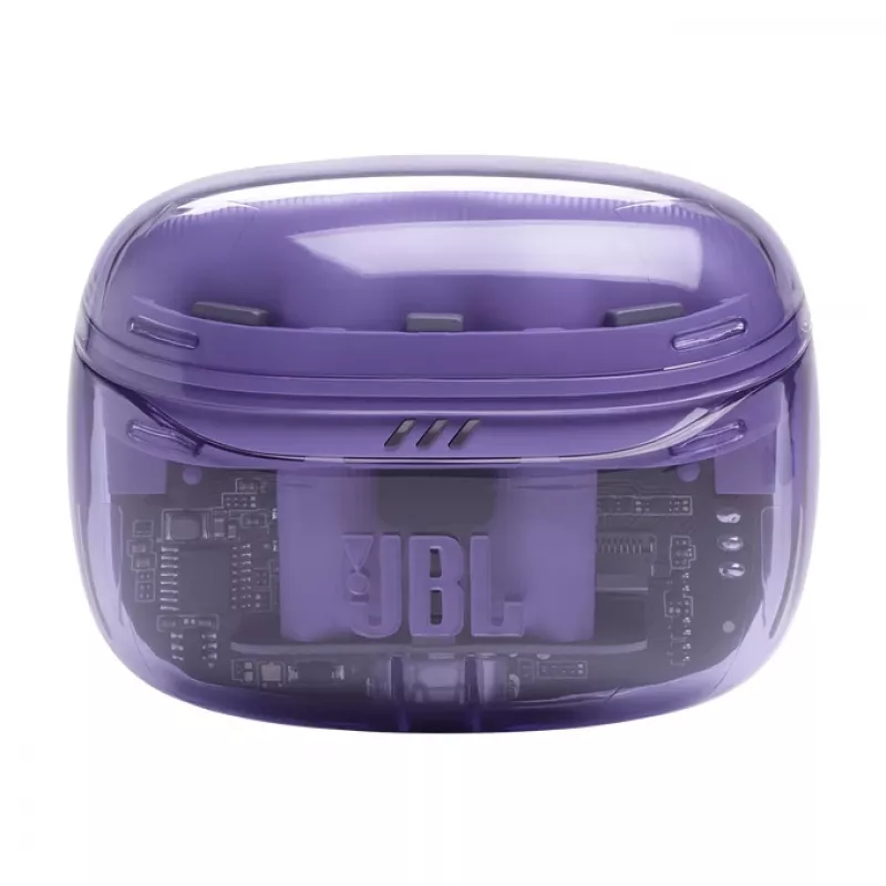 JBL Tune Beam 2 Ghost Edition kuulokemikrofoni langaton in-ear musiikki/arkikäyttö Bluetooth violetti