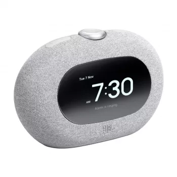 Kelloradio JBL Horizon-3 — DAB/DAB+/FM, 5 W RMS, LCD-näyttö, 65–20000 Hz, kiertosäädin-äänenvoimakkuus, harmaa