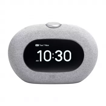 Kelloradio JBL Horizon-3 — DAB/DAB+/FM, 5 W RMS, LCD-näyttö, 65–20000 Hz, kiertosäädin-äänenvoimakkuus, harmaa