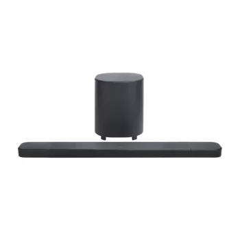 Soundbar JBL Bar 1000MK2 musta — 7.1.4 kanavaa, 960 W kokonaisteho, Dolby Atmos/DTS:X, langaton + johdollinen