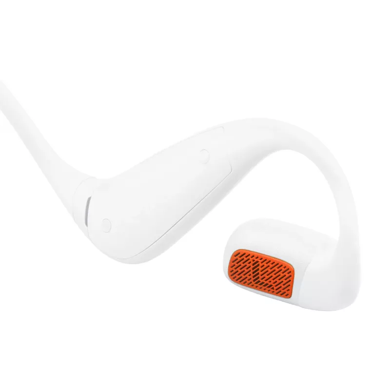 Kuulokemikrofoni JBL Endurance Pace langaton open-ear urheilu Bluetooth USB Type-C valkoinen, 20–20000 Hz, 120 g