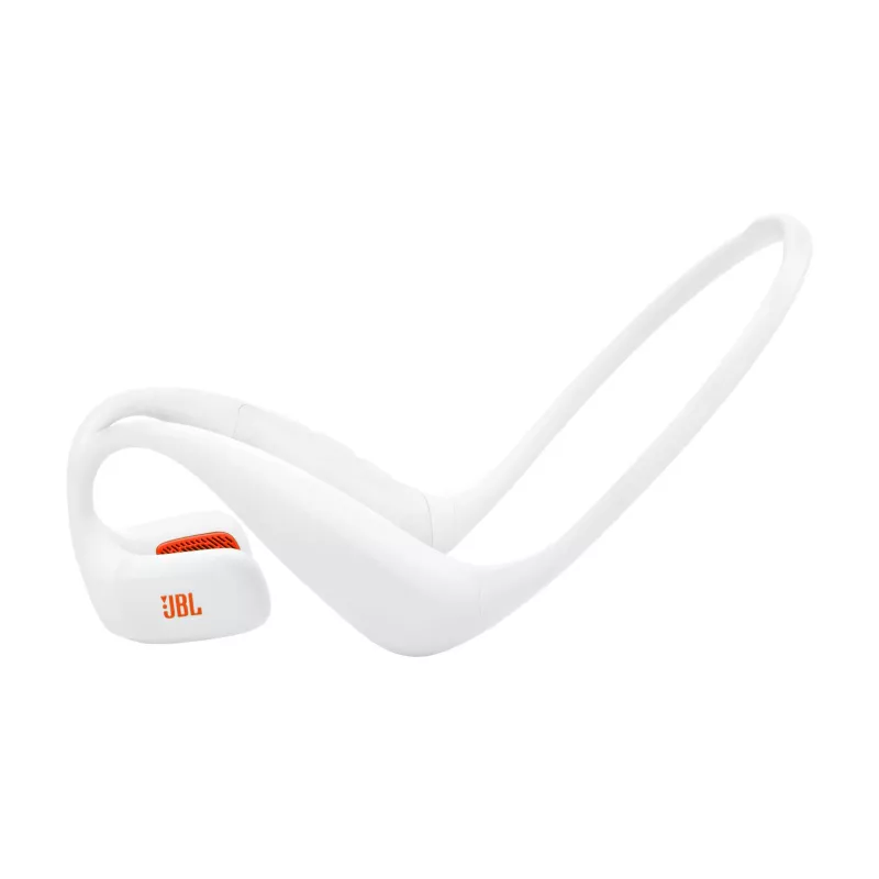Kuulokemikrofoni JBL Endurance Pace langaton open-ear urheilu Bluetooth USB Type-C valkoinen, 20–20000 Hz, 120 g