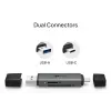 Kortinlukija TP‑LINK UA430D USB 3.1 — MicroSD/SD-tuki, 200 Mbit/s, musta, 75×22,9×9,3 mm
