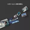 Kortinlukija TP‑LINK UA430D USB 3.1 — MicroSD/SD-tuki, 200 Mbit/s, musta, 75×22,9×9,3 mm