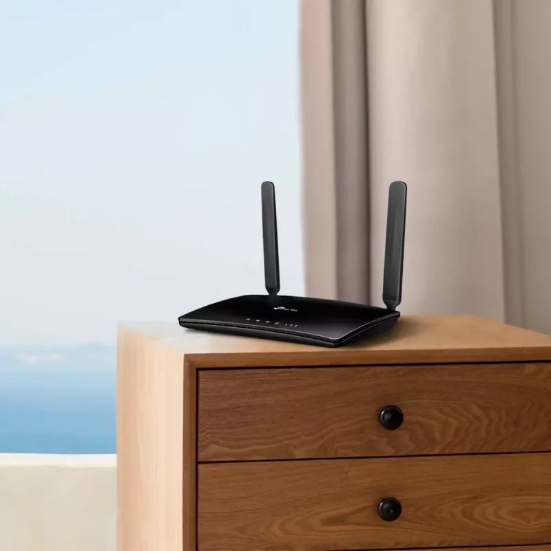 TP-Link TL-MR6400 WLAN-reititin Fast Ethernet yksikaista (2,4 GHz) 4G musta