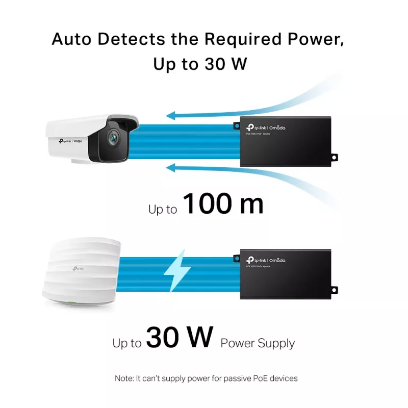 PoE+-injektori TP-Link TL-PoE160S