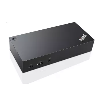 Lenovo 40A90090IT kannettavan telakointiasema/porttireplikaattori johdollinen USB 3.2 Gen 1 (3.1 Gen 1) Type-C musta