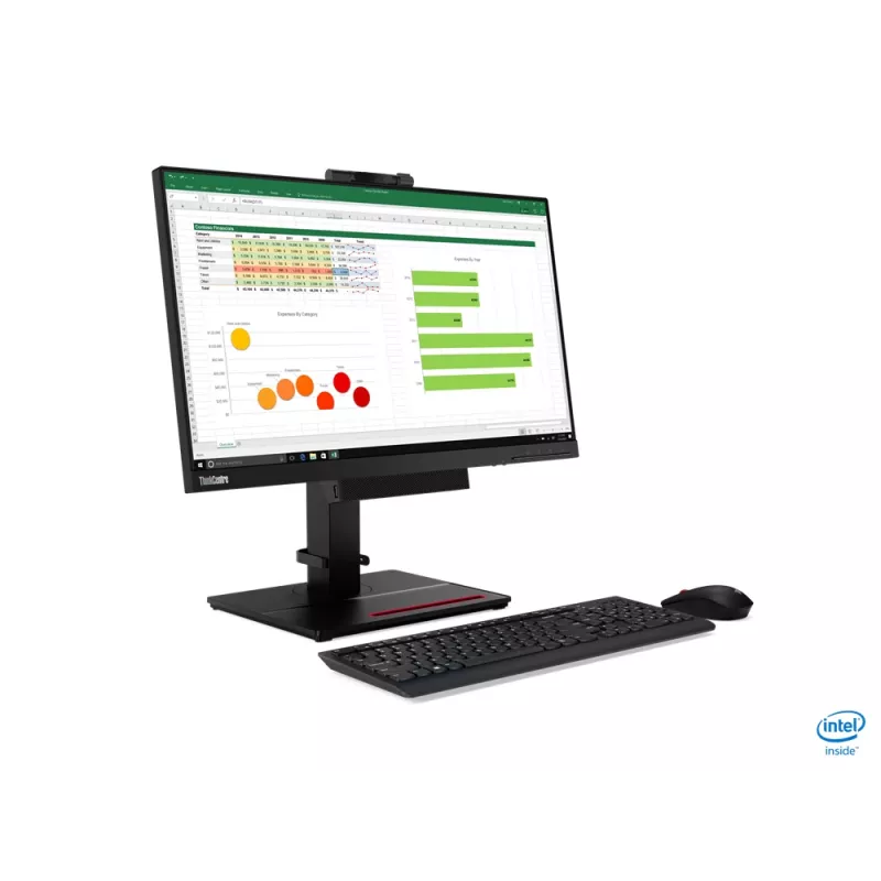 Lenovo ThinkCentre Tiny-In-One tietokonenäyttö 60,5 cm (23,8 inch) 1920 x 1080 pikseliä Full HD LED musta
