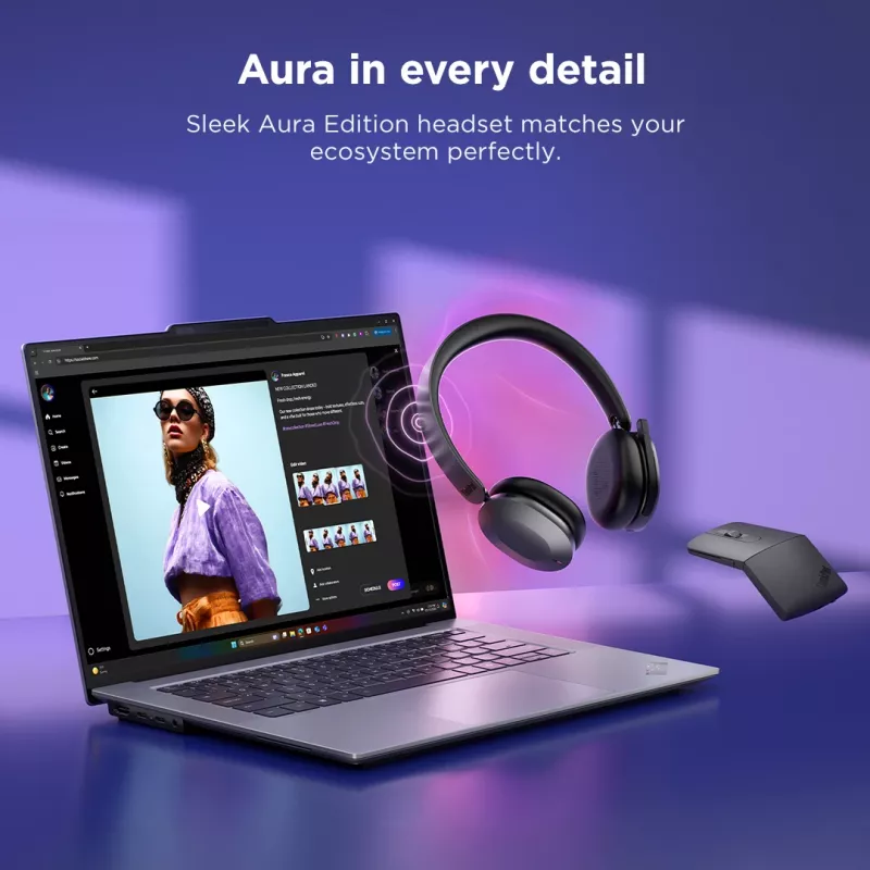 Lenovo 4XD1T60925 kuulokkeet/headset langaton panta toimisto/callcenter USB Type-C Bluetooth harmaa