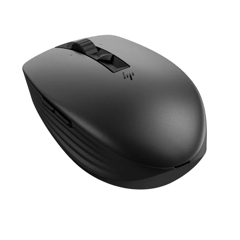 HP 715 ladattava monilaitehiiri, molempikätinen, RF Wireless + Bluetooth, 3000 DPI, musta